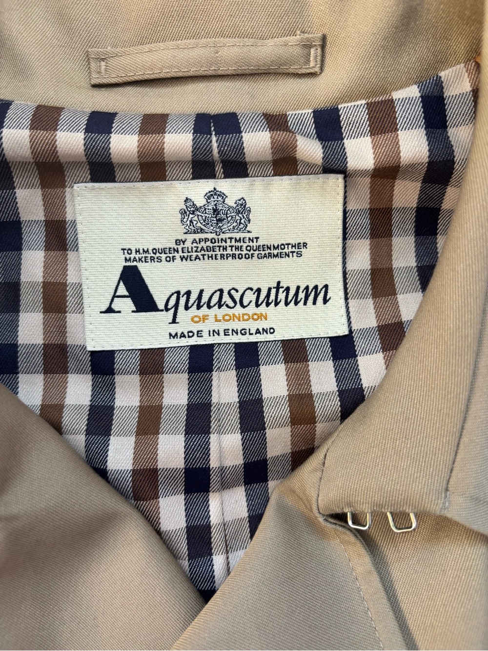 Vintage Aquascutum of London - Made in England Trench Coat - Picture 6 of 11